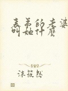 表弟的老婆我该叫她什么封面