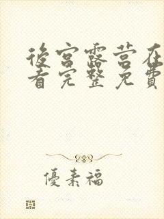 后宫露营在线观看完整免费版