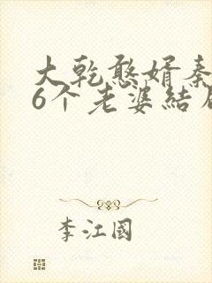 大乾憨婿秦墨16个老婆结局封面