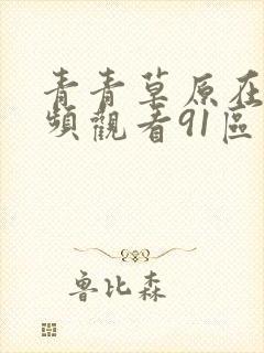 青青草原在线视频观看91区