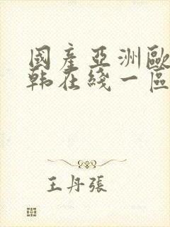 国产亚洲欧美日韩在线一区