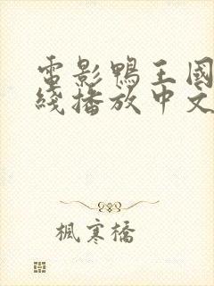 电影鸭王国语在线播放中文