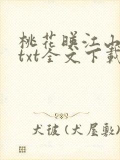 桃花映江山下载txt全文下载