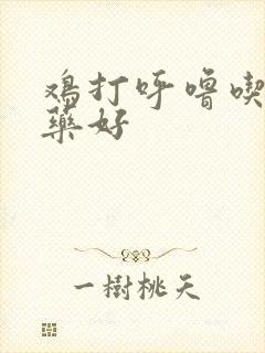 鸡打呼噜吃什么药好