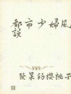 都市少妇风流小说
