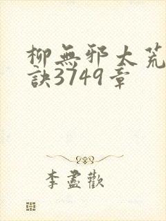 柳无邪太荒吞天诀3749章