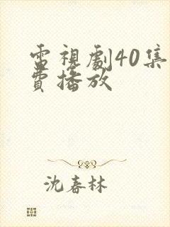 电视剧40集免费播放