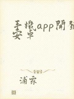 手机app开发安卓封面