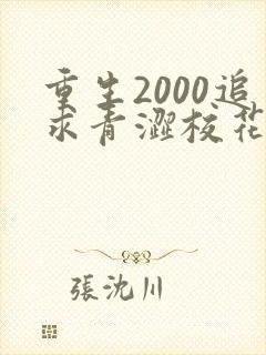重生2000追求青涩校花同桌开始在线全文阅读