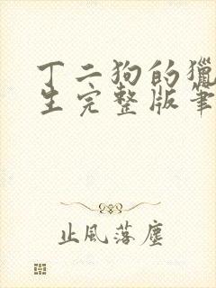 丁二狗的猎艳人生完整版笔趣阁