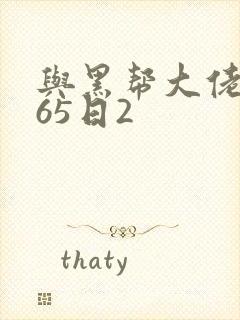 与黑帮大佬的365日2封面