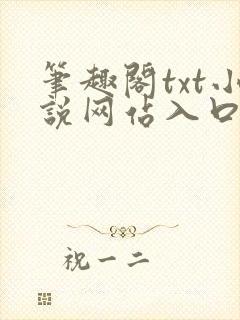 笔趣阁txt小说网站入口免费章节封面