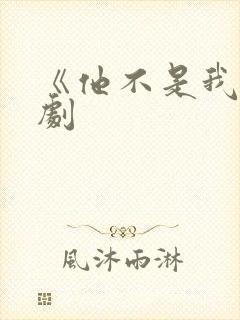 《他不是我》泰剧