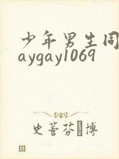 少年男生同性gaygay1069