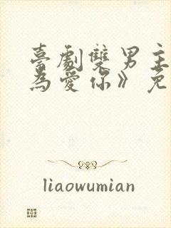 台剧双男主《因为爱你》免费观看