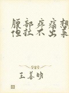 腹部疼痛想大便但拉不出来封面