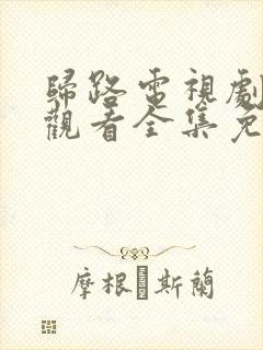 归路电视剧在线观看全集免费高清