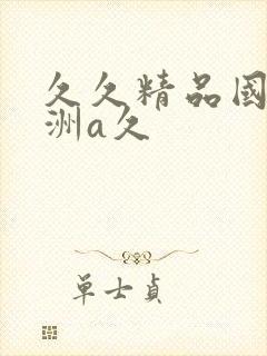 久久精品国产亚洲a久