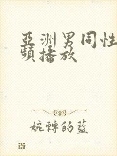 亚洲男同性恋视频播放