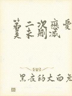 第二次恋爱才完美未删减