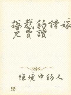 总裁的错嫁甜妻免费读封面