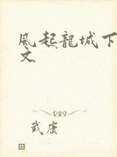 风起龙城下载全文