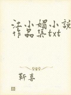 江小媚小说全部作品集txt