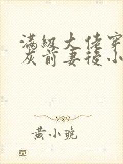 满级大佬穿成炮灰前妻后小说免费看