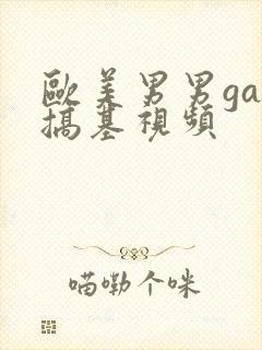 欧美男男gay搞基视频