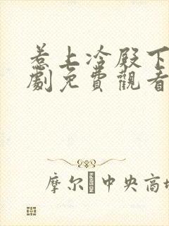 惹上冷殿下电视剧免费观看