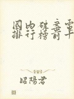 国内破案电视剧排行榜前十名