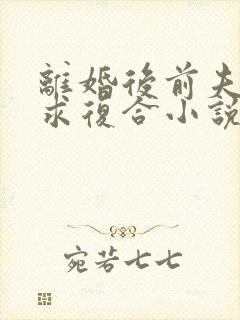 离婚后前夫哭着求复合小说免费阅读封面