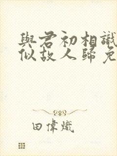 与君初相识·恰似故人归免费观看