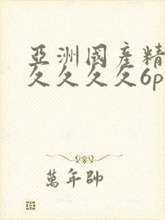 亚洲国产精品久久久久久6p