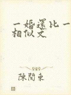 一婚还比一婚高相似文