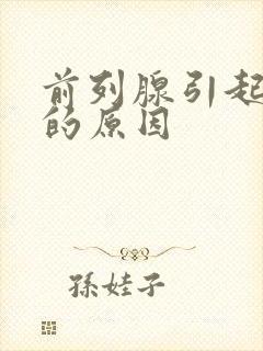 前列腺引起尿频的原因