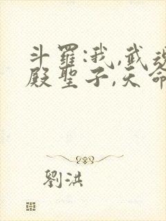 斗罗:我,武魂殿圣子,天命反派 鞪慕封面