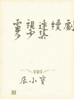 电视连续剧冬至多少集