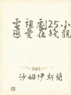 电视剧25小时恋爱在线观看免费全集