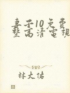 妻子10免费完整高清电视剧在线看中文