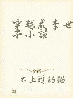 穿越成李世民长子小说封面