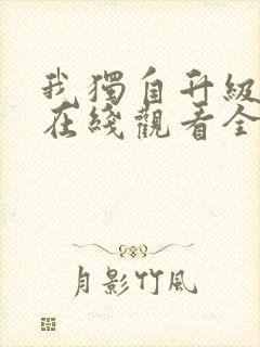 我独自升级漫画在线观看全集免费封面