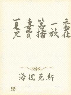 夏妻第一季全集免费播放在线观看中