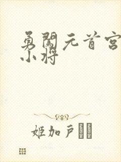 勇闯元首宫神兵小将