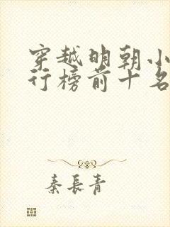 穿越明朝小说排行榜前十名封面