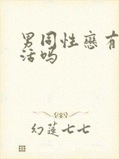 男同性恋有性生活吗封面