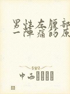 男性左腹部一阵一阵痛的原因