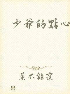 少爷的点心