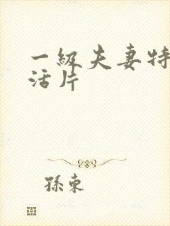 一级夫妻特黄生活片