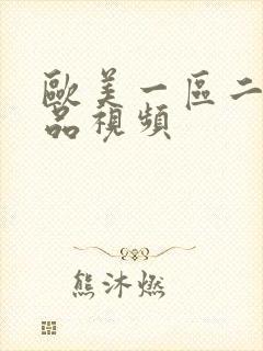 欧美一区二区极品视频